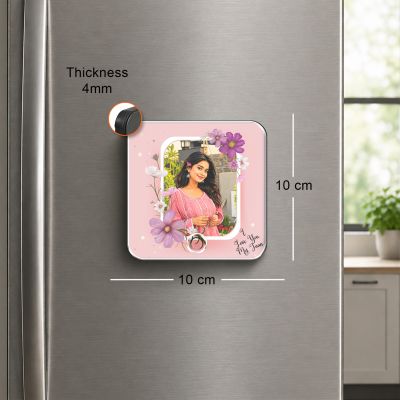 Personalized Musical Fridge Magnet Rechargeable Speaker with On/Off Button  Birthday Gift for Girlfriend, Daughter, Sister & Bestie  Memorable Gift Frame